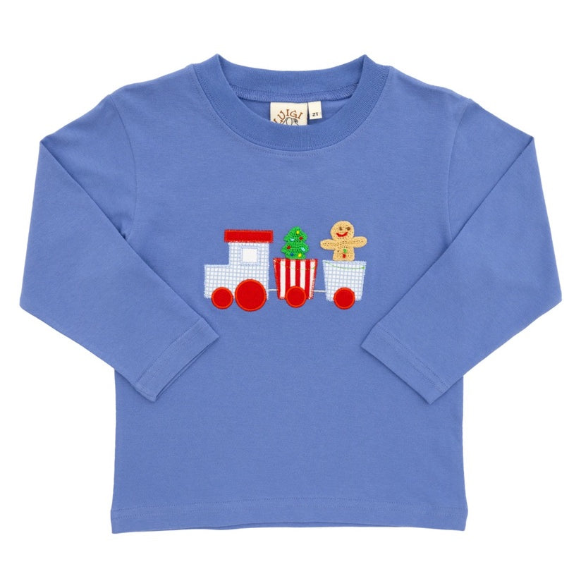 Luigi LS Gingerbread Train Tee