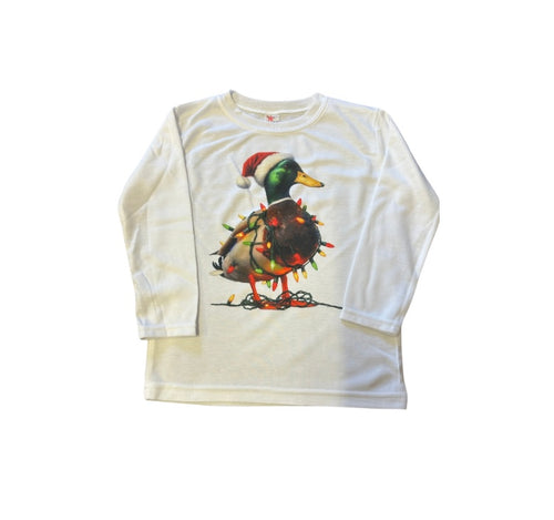 One Duck Christmas Light Tee