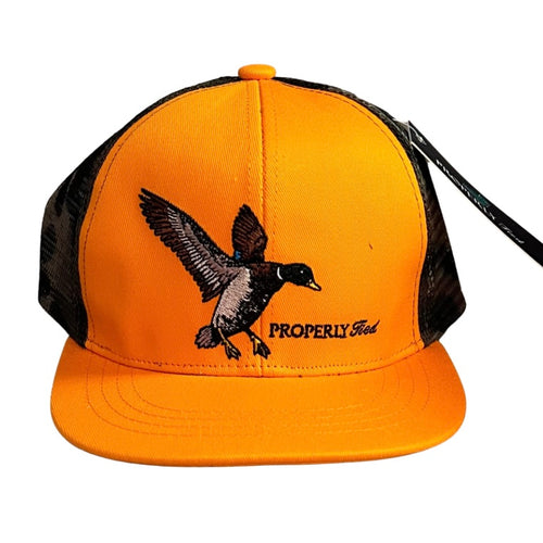 Properly Tied Mallard Flight Trucker Hat