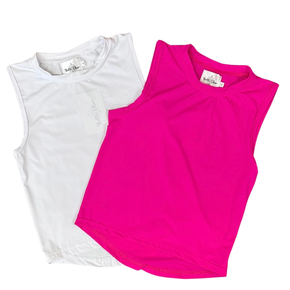 Belle Cher Girls High Low Tank-Available in Two Colors