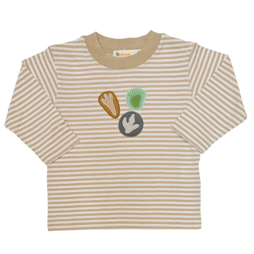 Luigi LS Dino Footprints Tee