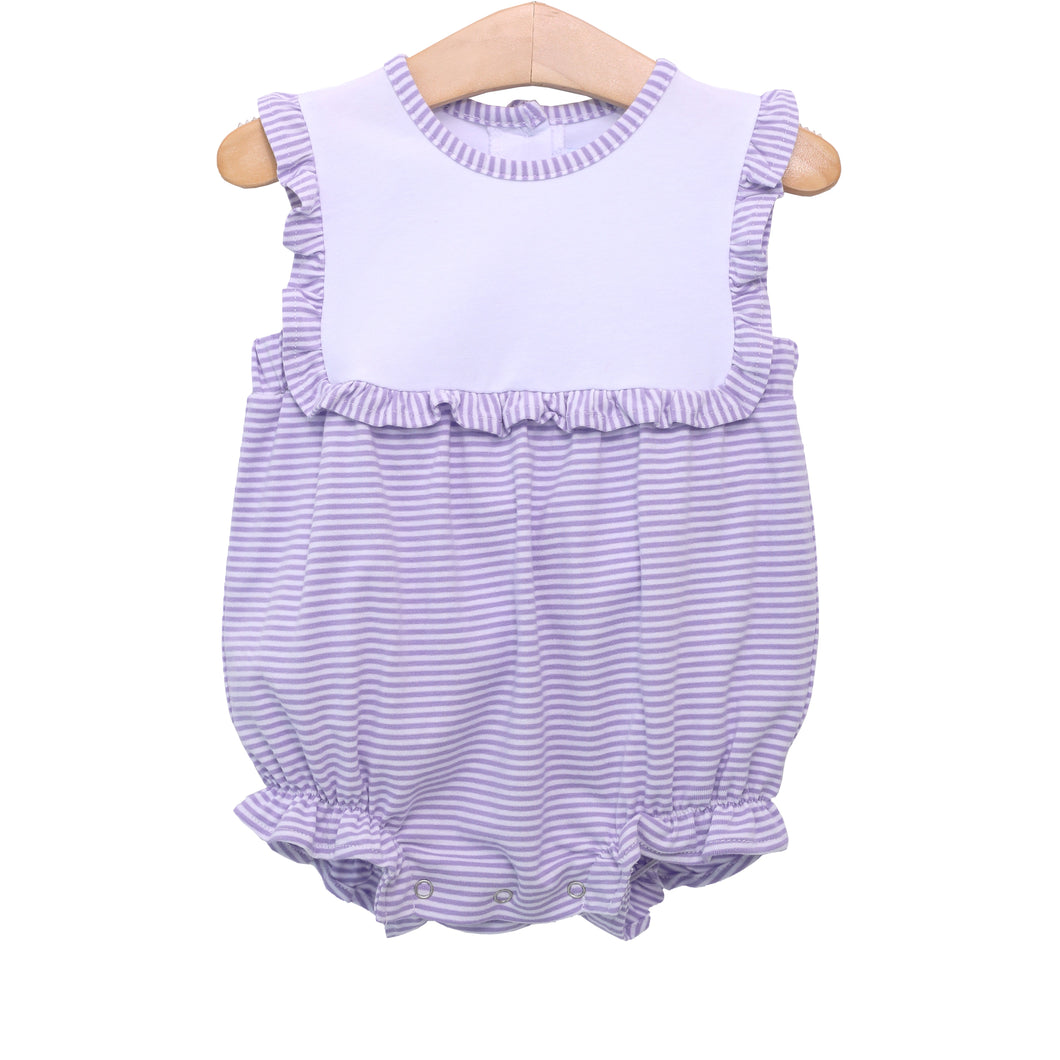 Trotter Street Girls Lavender Stripe Alice Bubble