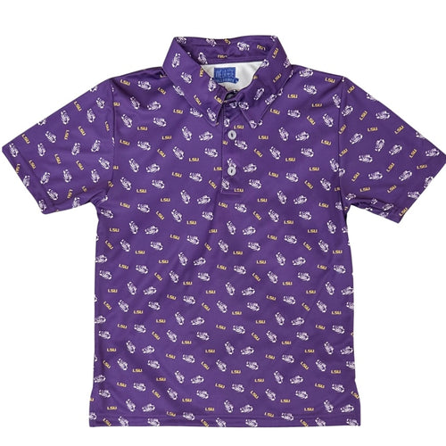 Vive La Fete Boys LSU Tigers Repeat Performance Polo