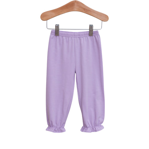 Trotter Street Girls Lavender Ruffle Bloomer Pant