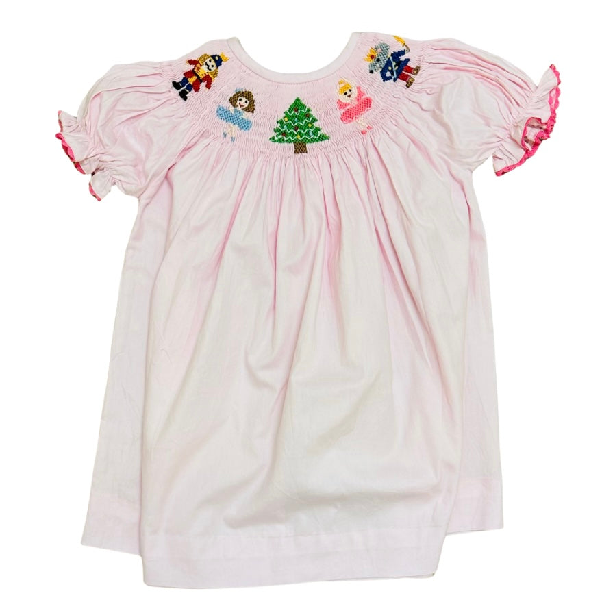 City Beautiful Children Girls Smocked Nutcracker Dress