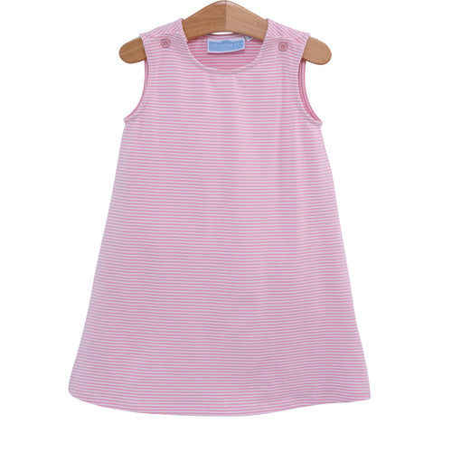 Trotter Street Girls Caroline Light Pink Stripe Jumper