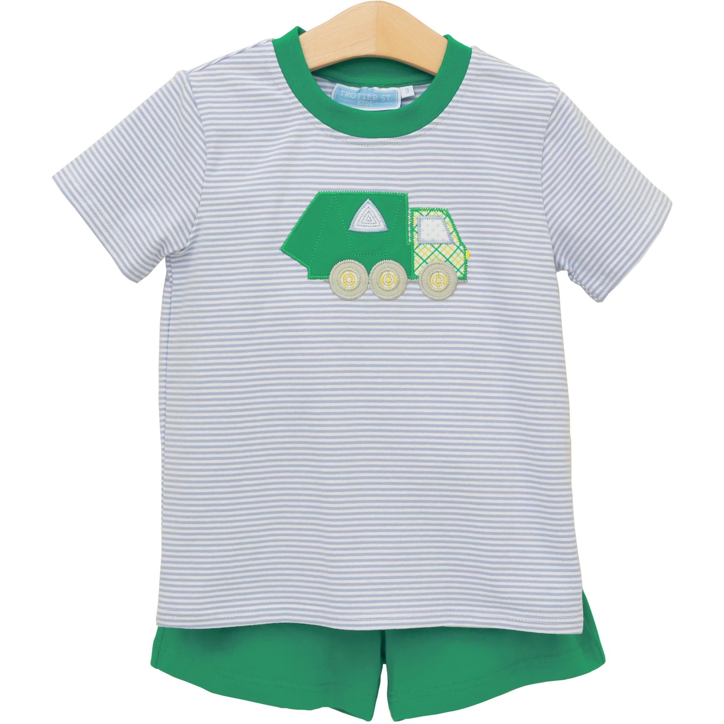 Trotter Street Boys Clean Up Crew Short Set