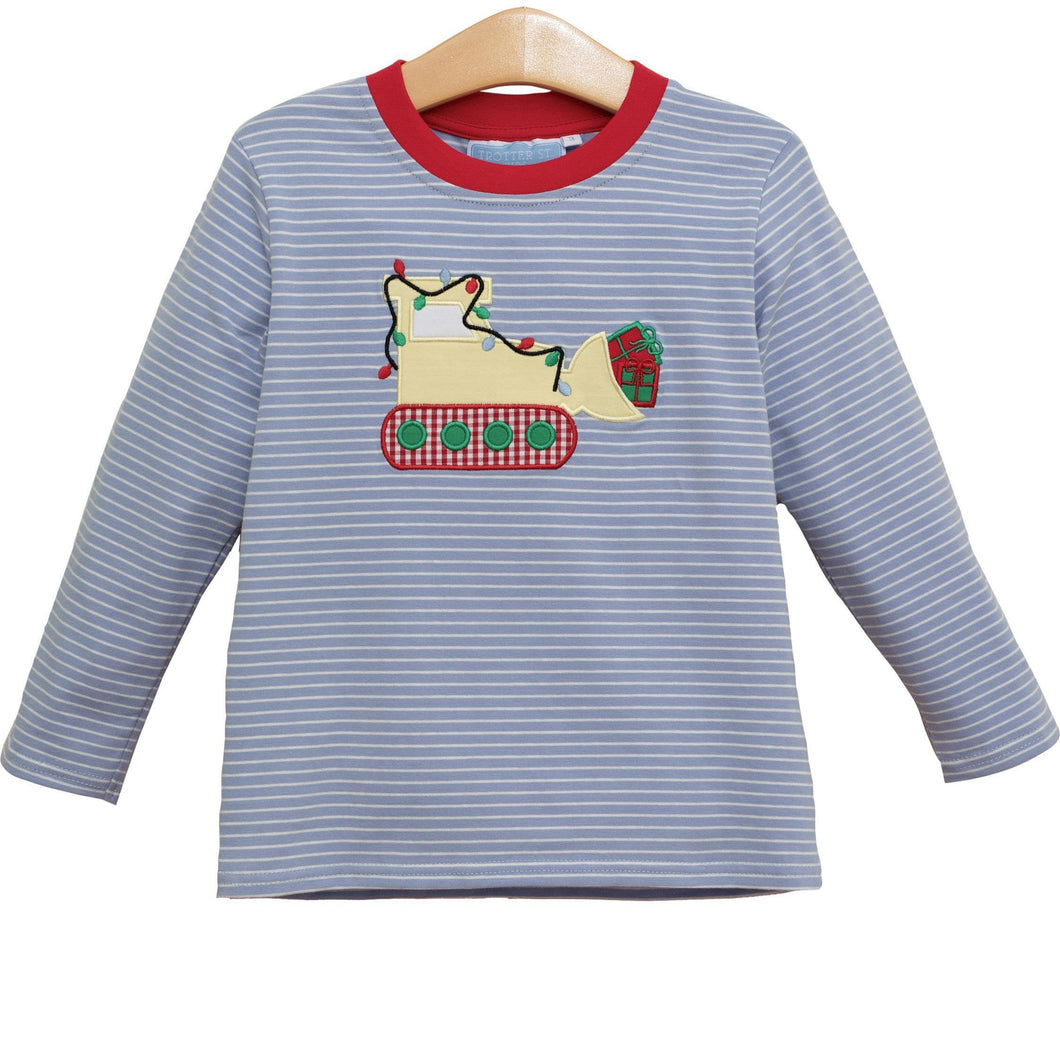 Trotter Street Boys Christmas Construction Shirt