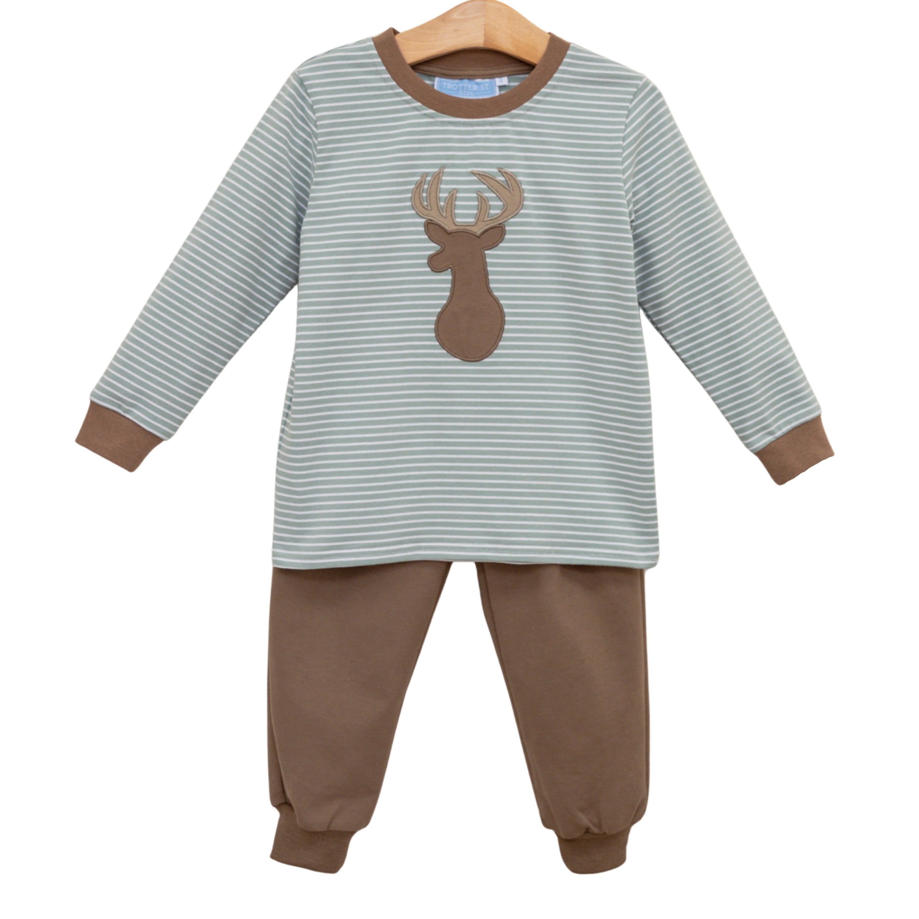 Trotter Street Boys Deer Pant Set