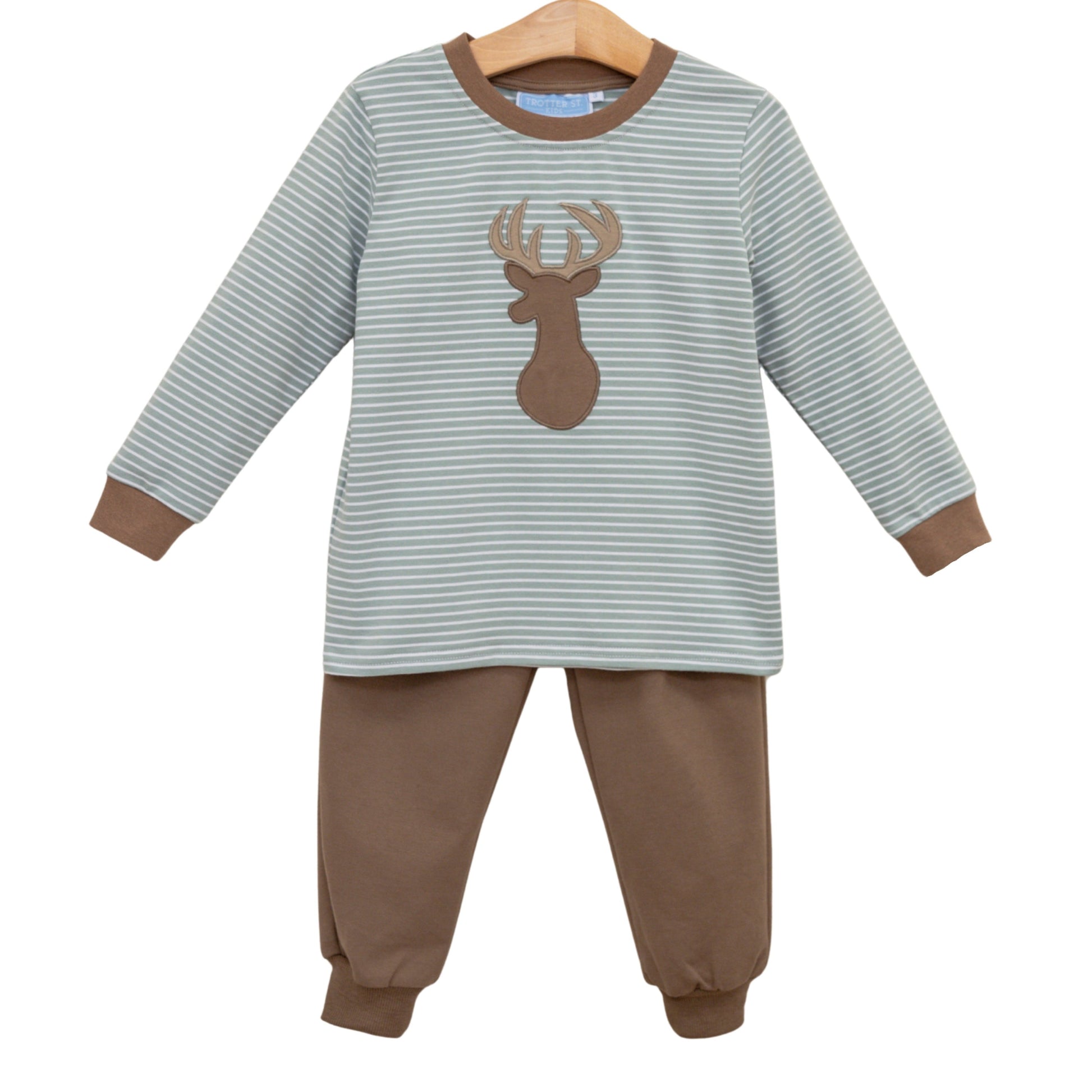 Trotter Street Boys Deer Pant Set