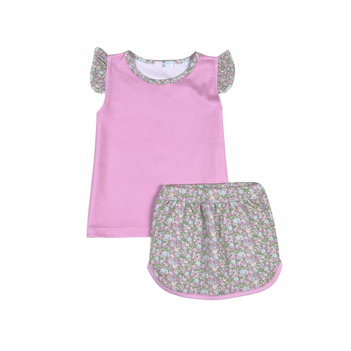 Baby Loren Girls Eve Floral Skort Set