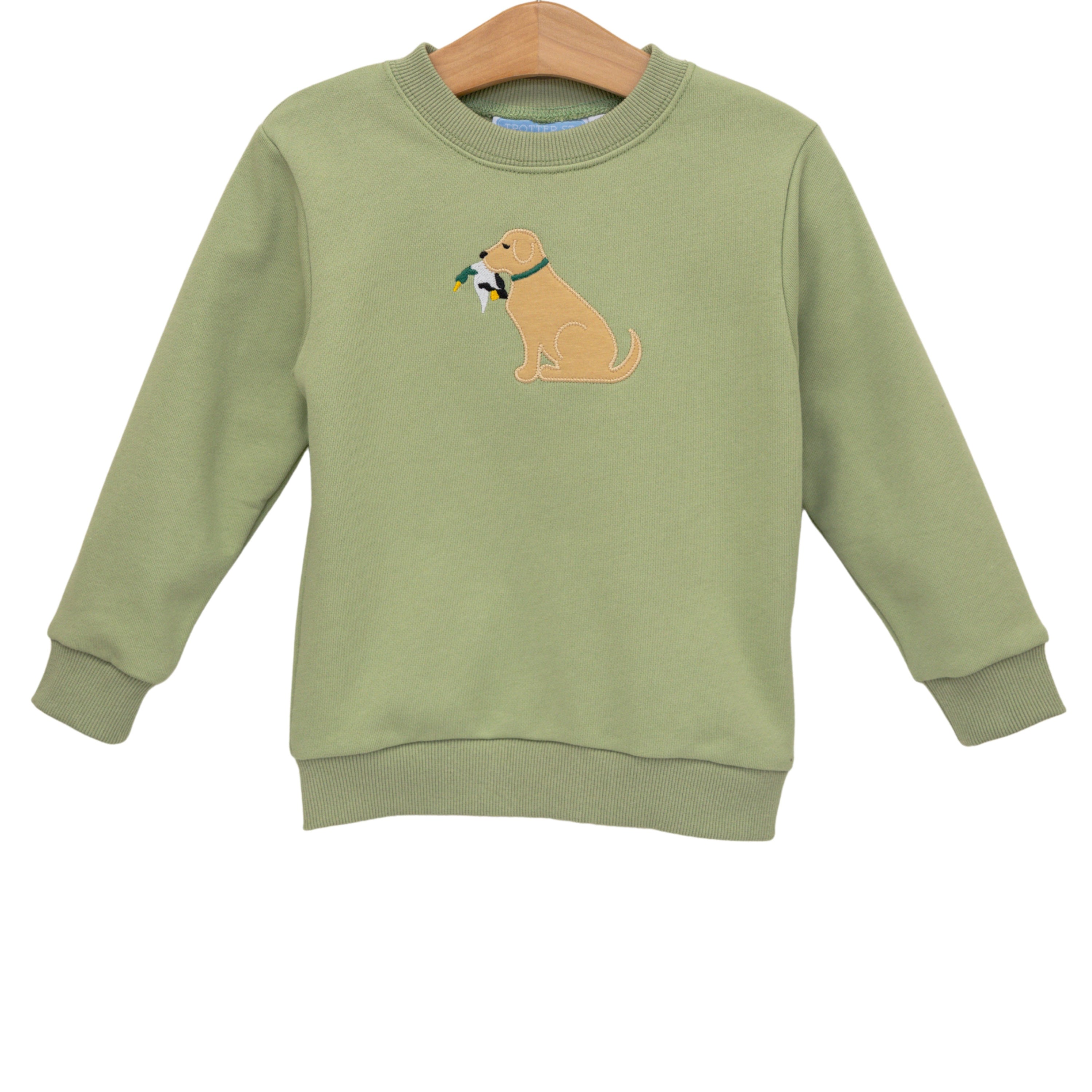Trotter Street Boys French Terry Pullover-Dog