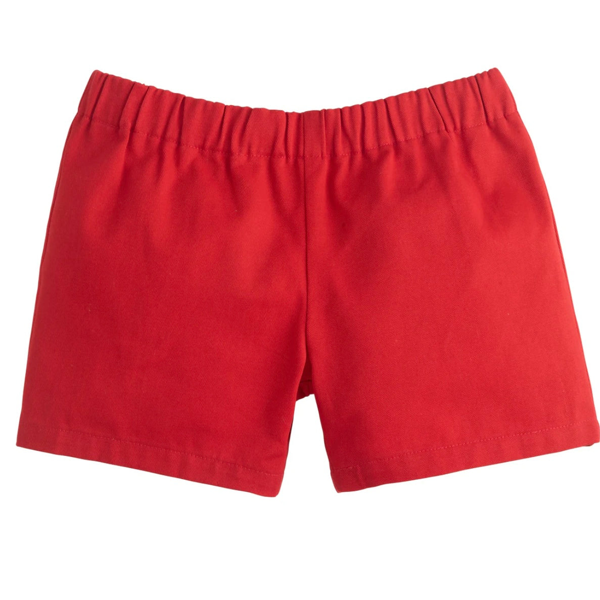 Little English Boys Red Twill Short