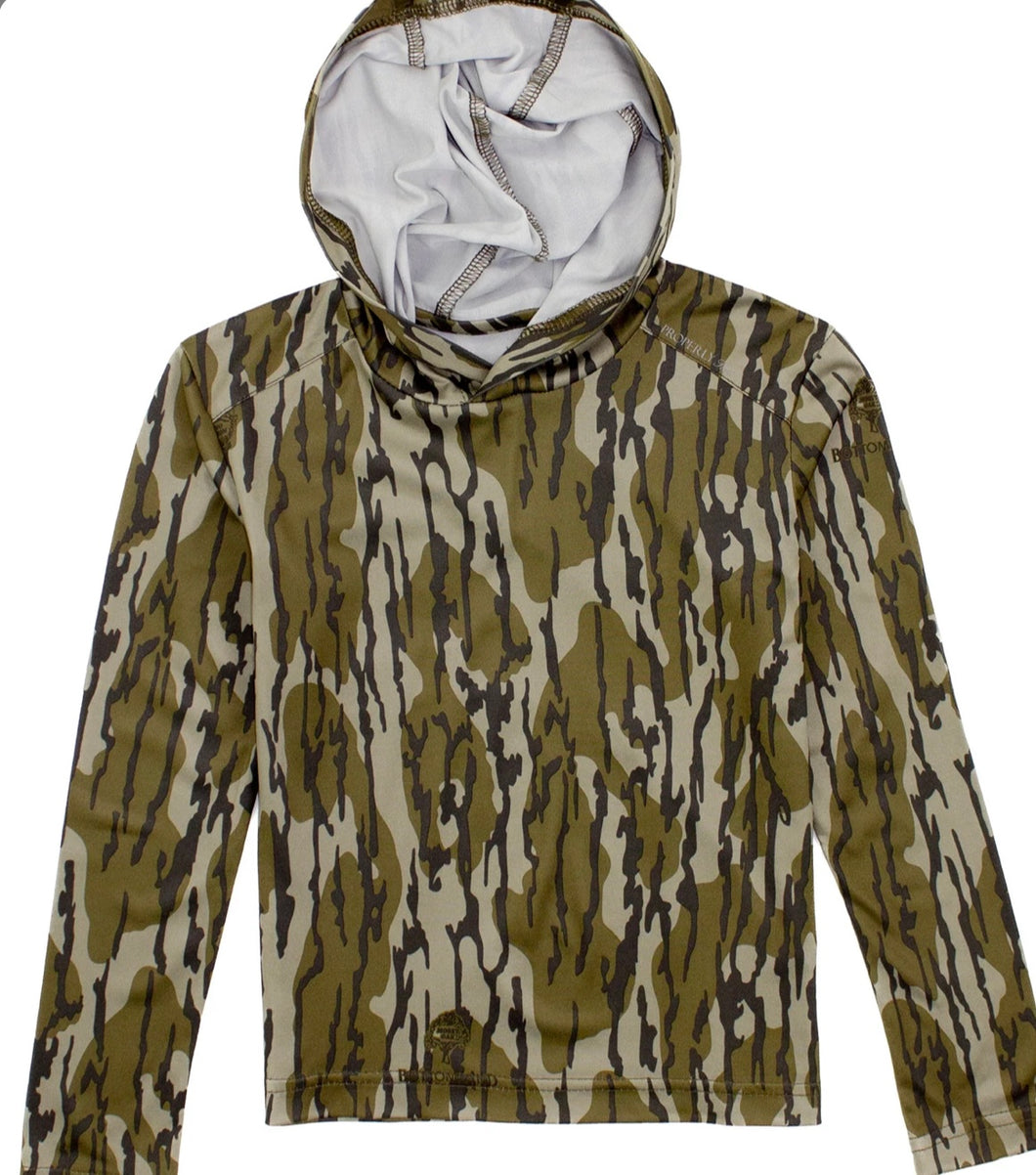 Properly Tied Boys Ravine Hoodie Mossy Oak