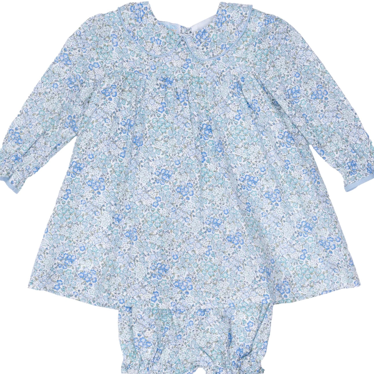 The Oaks Girls Betsy Blue Floral Bloomer Set