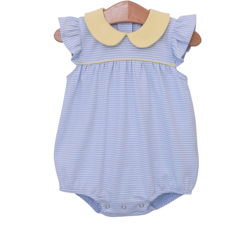 Trotter Street Blue and White Stripe Genevieve Bubble