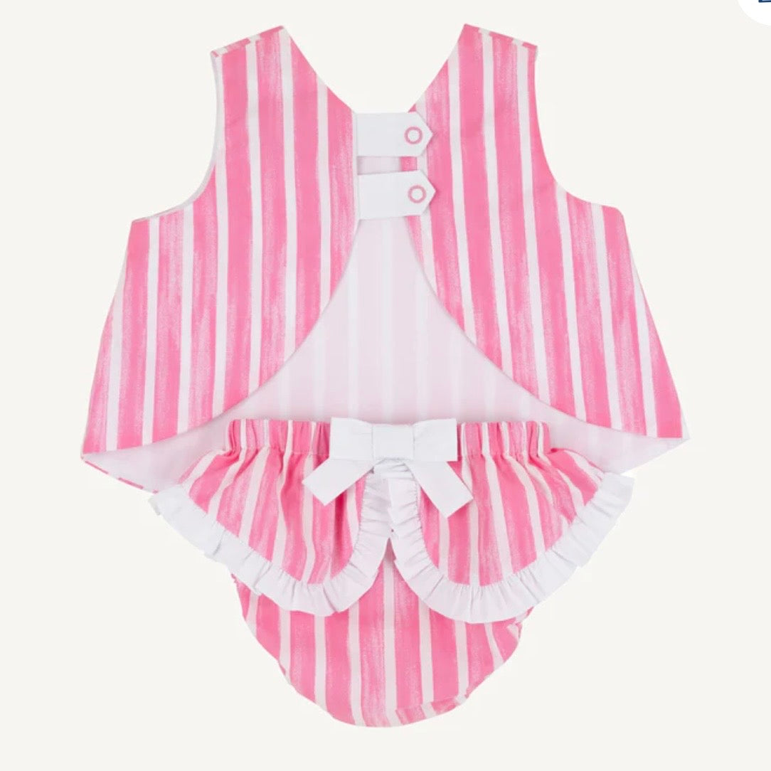 Beaufort Bonnet Mary Todd Tab Set-Sea Wall Stripe