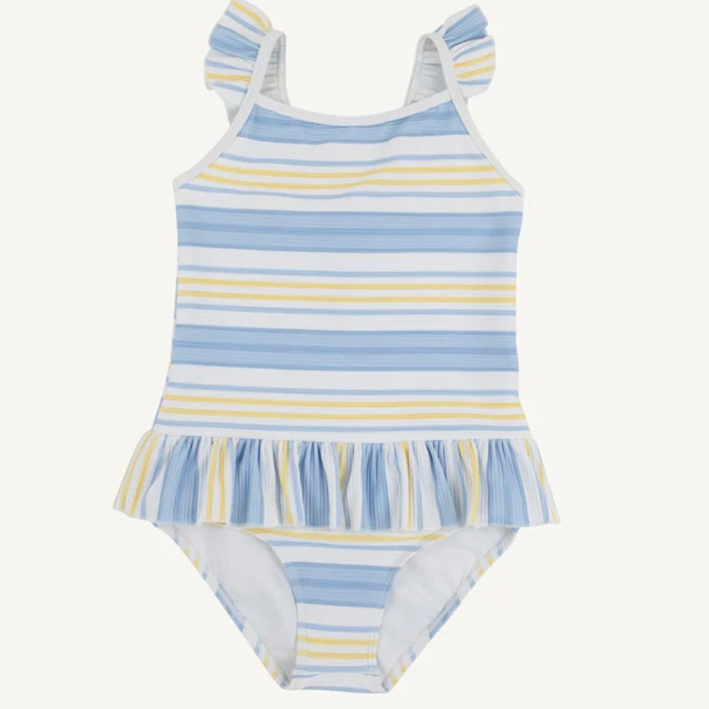 Beaufort Bonnet Girls St. Lucia Swimsuit-SoBro Stripe
