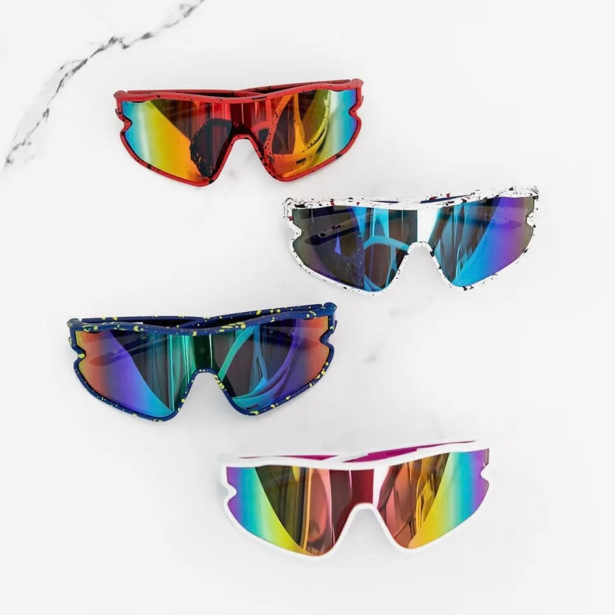 Golden Thread Sporty Sunglasses