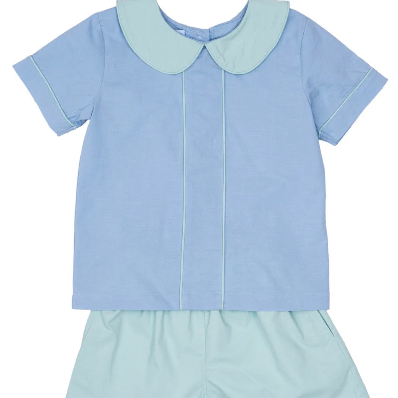 The Oaks Boys Garden Green Timothy Two Piece Short Set