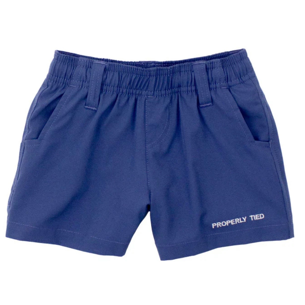 Properly Tied Boys Pintail Short-Washed Navy