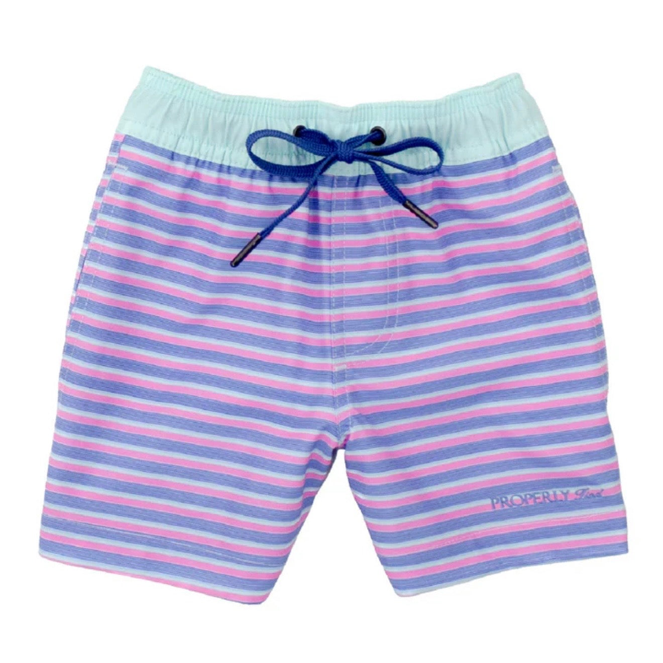 Properly Tied Boys Riviera Swim Trunk-Miami