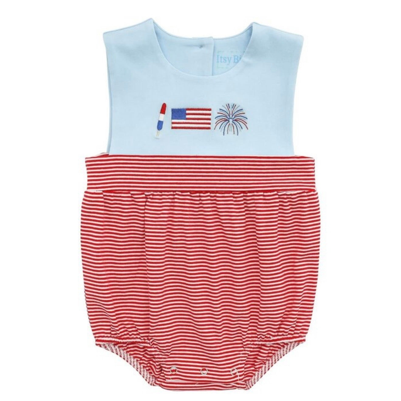 Itsy Bitsy Boys Patriotic Sunsuit