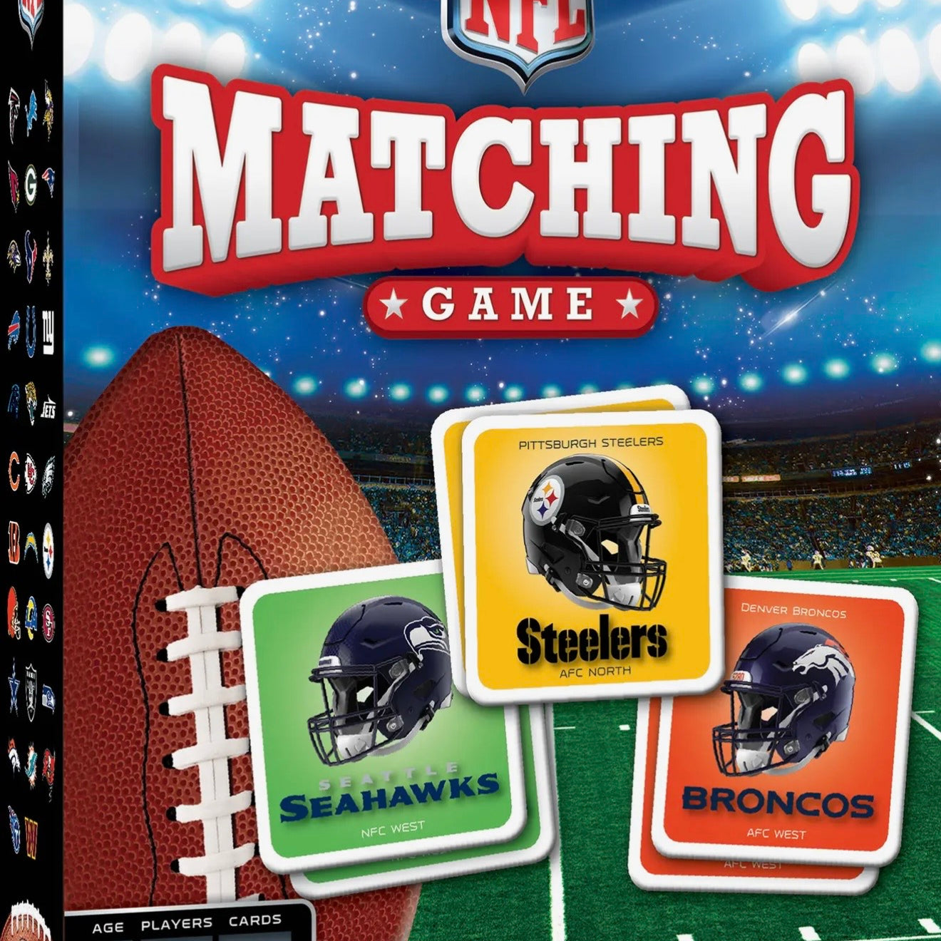 Masterpieces Puzzles NFL League Matching Game