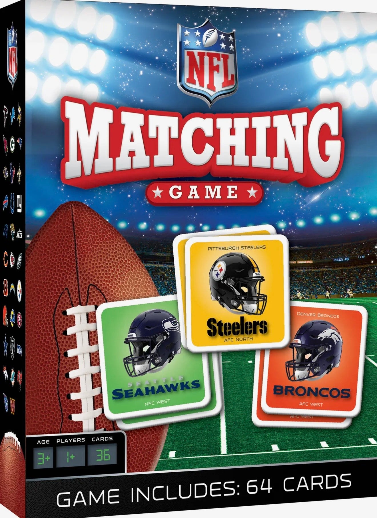 Masterpieces Puzzles NFL League Matching Game