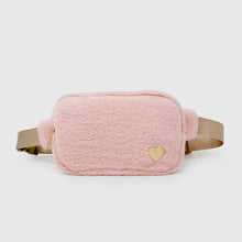 Tiny Treats Pink Fuzzy Belt Bag