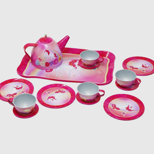 Pink Poppy Tea Set