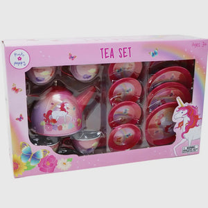 Pink Poppy Unicorn Butterly Tea Set