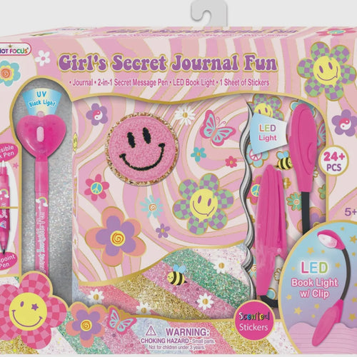 Hot Focus Groovy Fun Secret Journal Fun