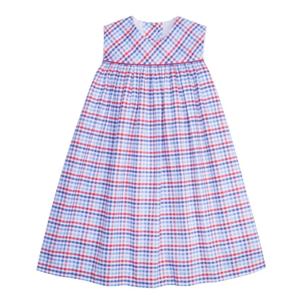 Little English Girls Americana Plaid Dress