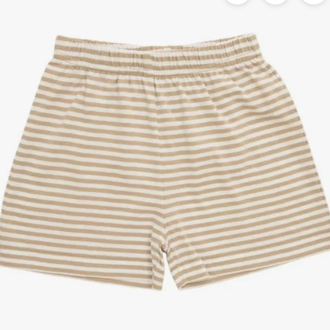 Itsy Bitsy Boys Khaki Stripe Knit Short