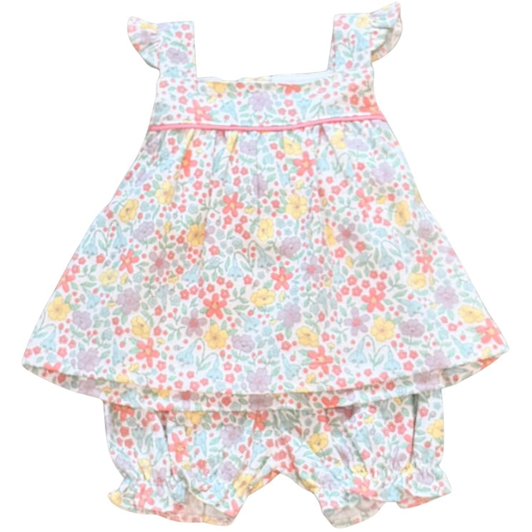 Marco & Lizzy Girls Floral Bloomer Set