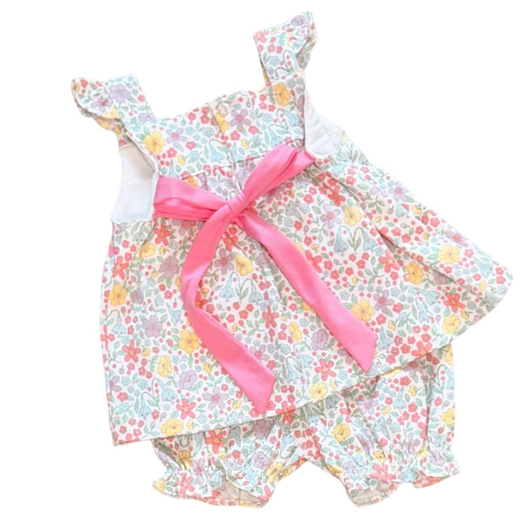 Marco & Lizzy Girls Floral Bloomer Set