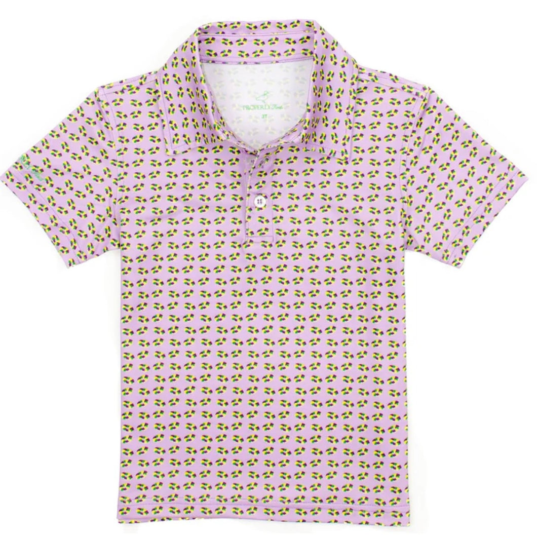 Properly Tied Boys Inlet King Cake Polo