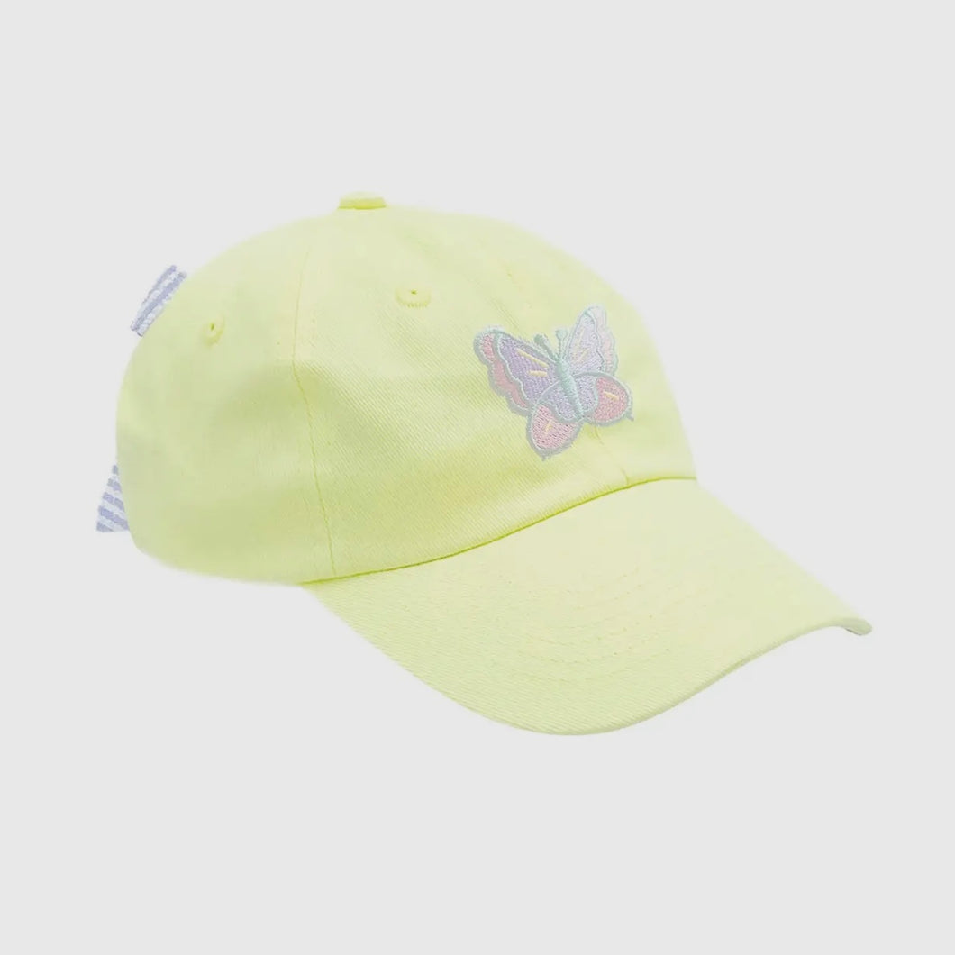 Bits and Bows Butterfly Bow Baseball Hat