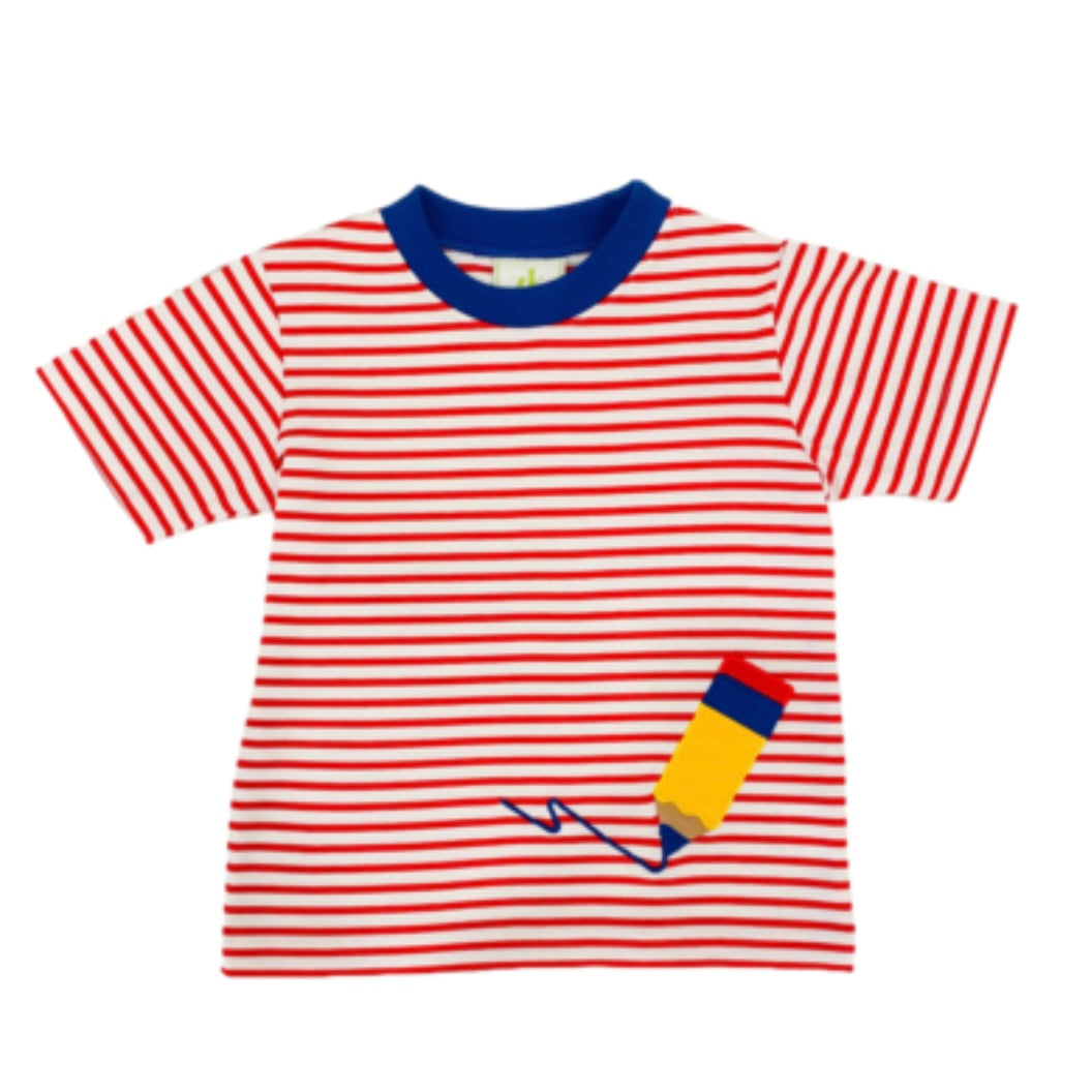 Zuccini Kids Boys Harry's Play Tee with Pencil Applique