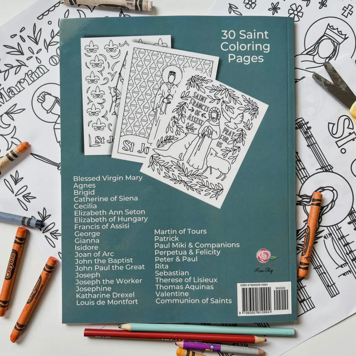 Little Rose Shop My Saints Coloring Book