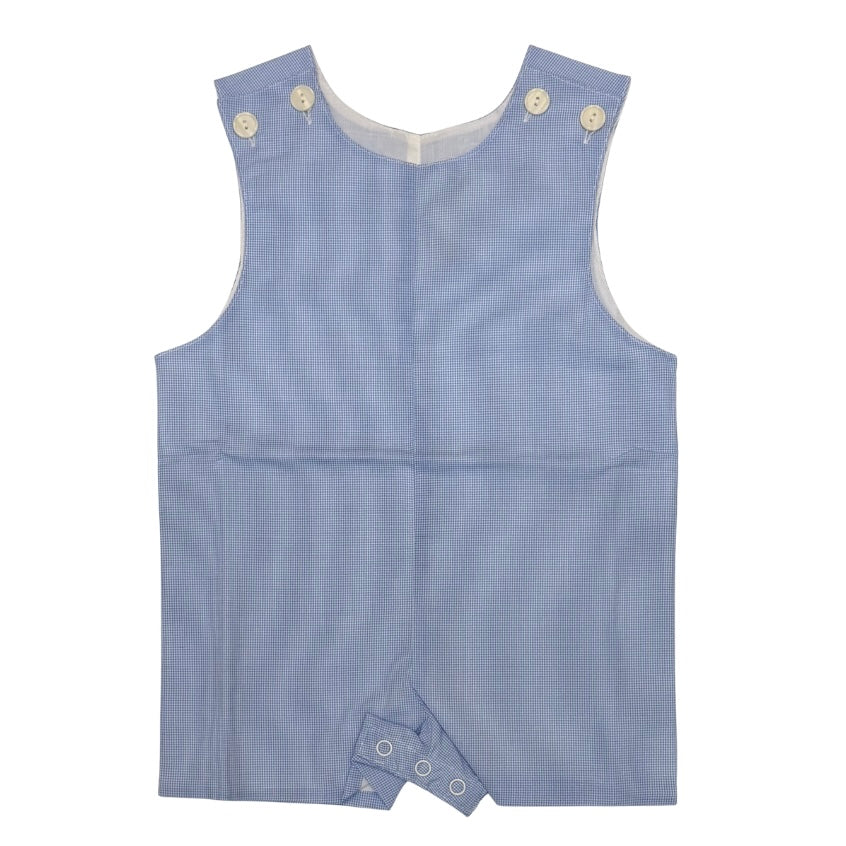 Remember Nguyen Boys Blue Micro Gingham Jon Jon