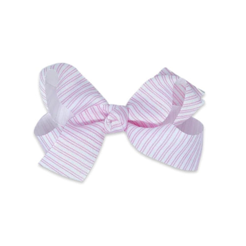 Lullaby Set Hallie Pink Stripe Hair Bow