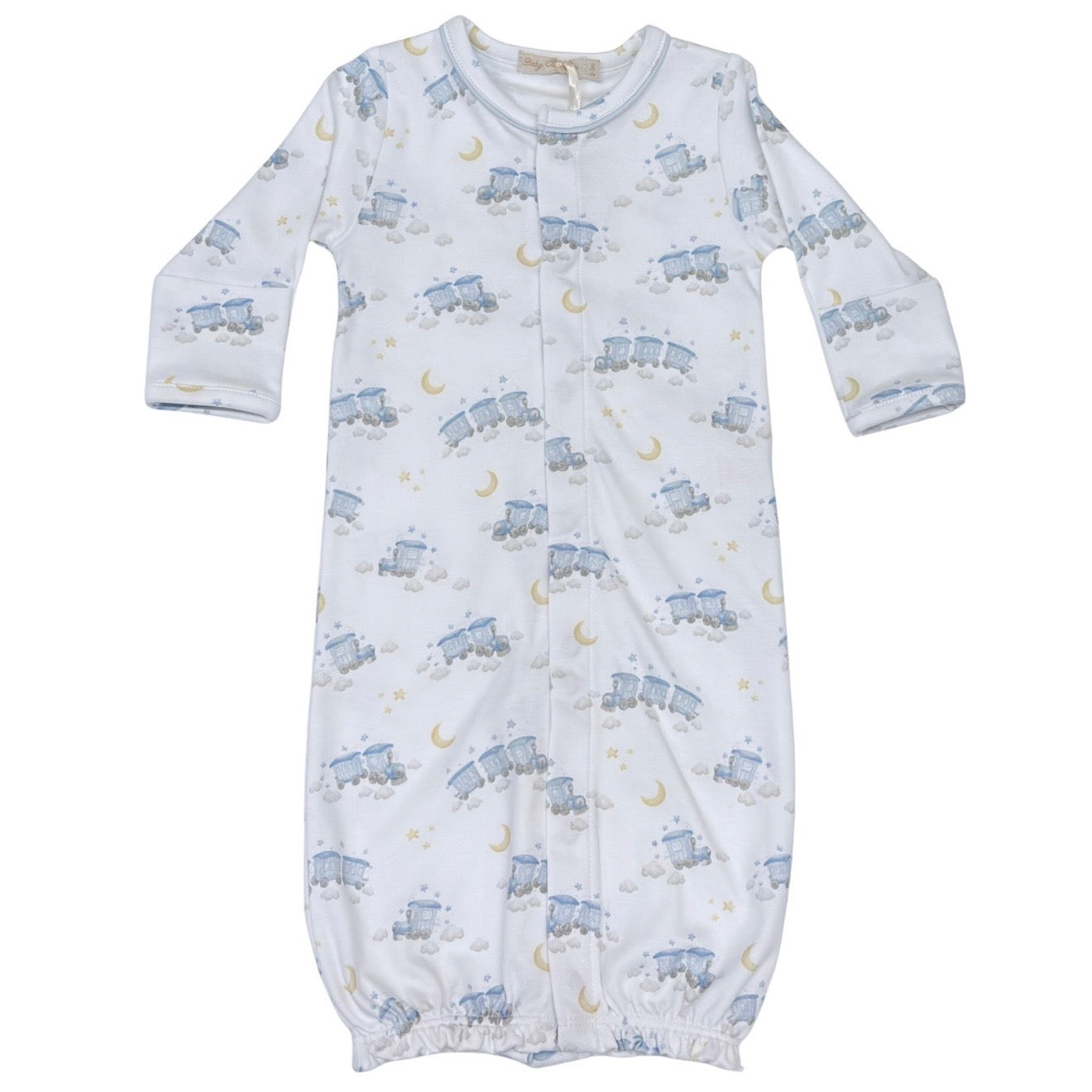 Baby Club Chic Little Train Converter Piped Gown