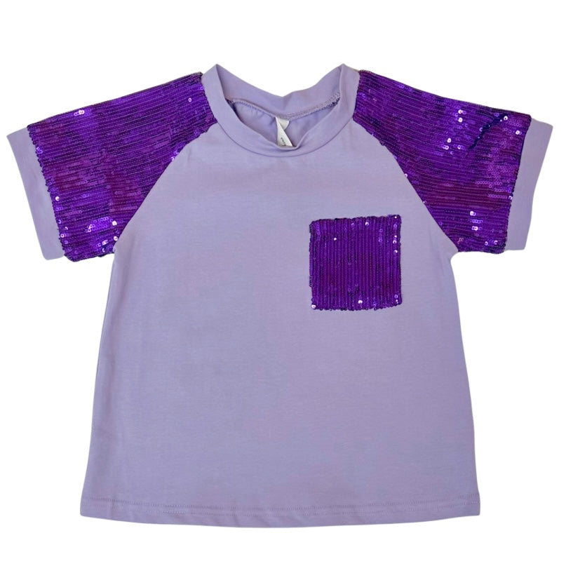 M. L.Kids Sequin Pocket Shirt