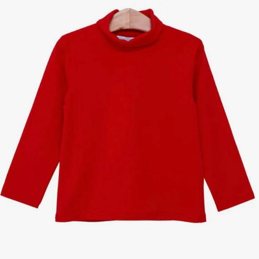Trotter Street Taylor Turtleneck-Available in Red or White