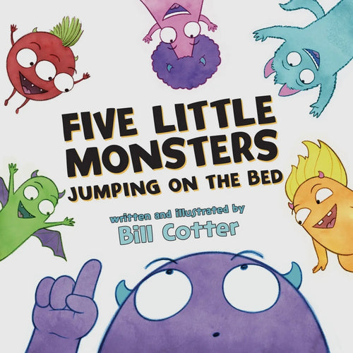 Sourcebooks Five Little Monsters Jumping on the Bed