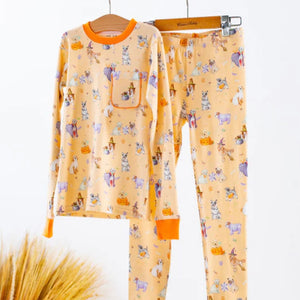 Nola Tawk Paws-itively Spooky Organic Cotton Halloween Pajama