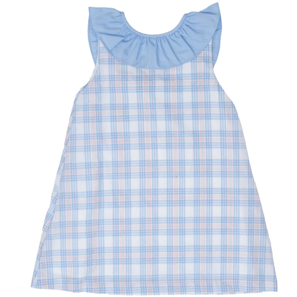 The Oaks Ally Kole Pink and Blue Plaid Dress