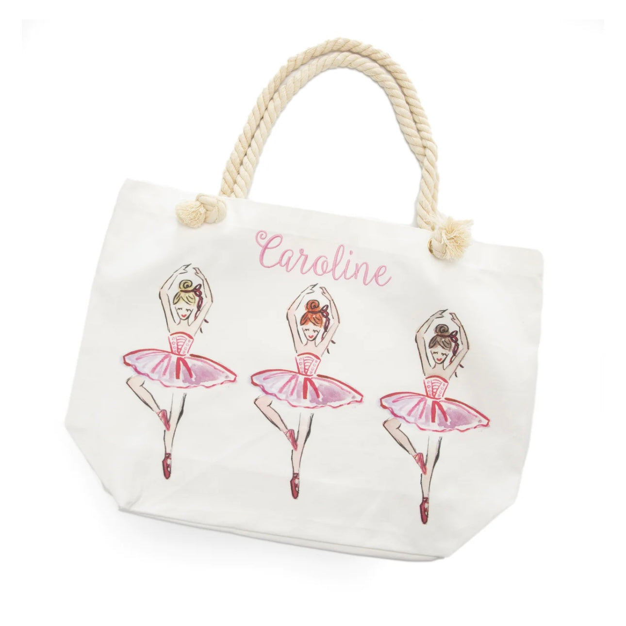Over The moon Ballerina Canvas Tote